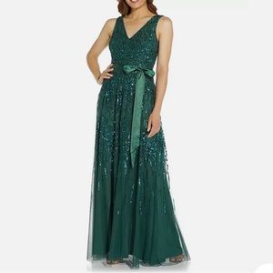 Adrianna Papell beaded gown